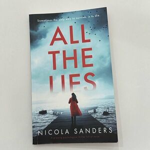 All The Lies by Nicola Sanders Paperback Book Fiction Thriller